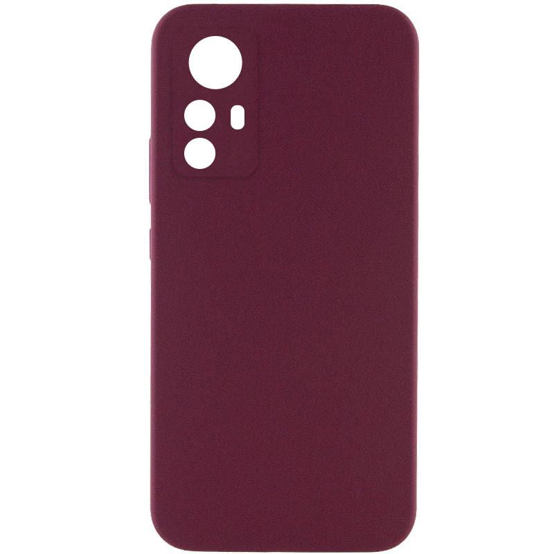 Противоударный Чехол Silicone Cover Lakshmi Full Camera (AAA) для Xiaomi Redmi Note 12S Бордовый/Plum