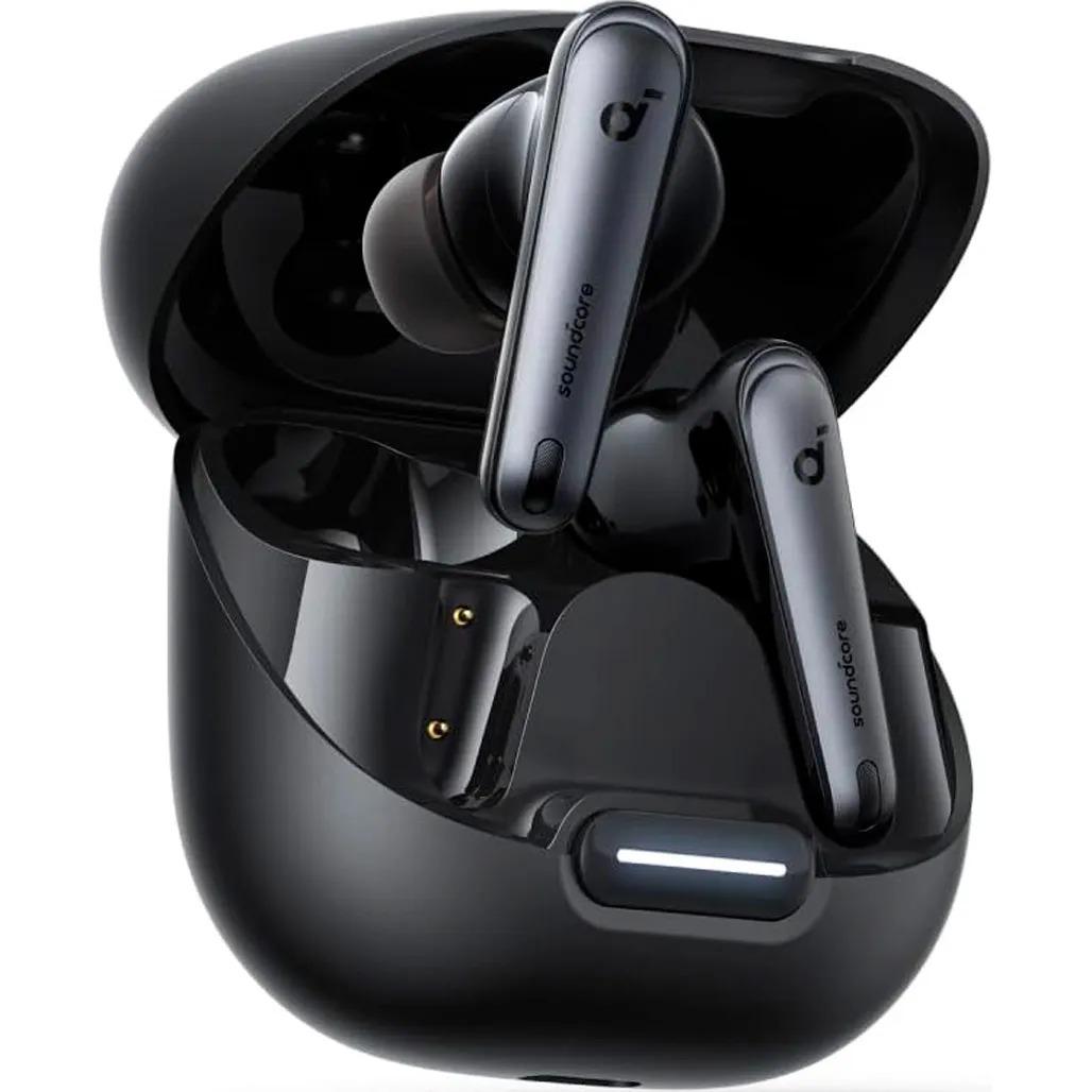 Навушники бездротові Anker SoundCore Liberty 4 NC Bluetooth 5.3 IPX4 Velvet Black (A3947G11) - фото 1 Навушники бездротові Anker SoundCore Liberty 4 NC Bluetooth 5.3 IPX4 Velvet Black (A3947G11) - фото 1