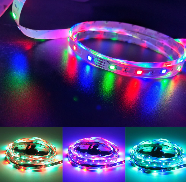 Cвітлодіодна стрічка вологозахищена LED 3528 SMD RGB 12 v 5 м - фото 4 Cвітлодіодна стрічка вологозахищена LED 3528 SMD RGB 12 v 5 м - фото 4
