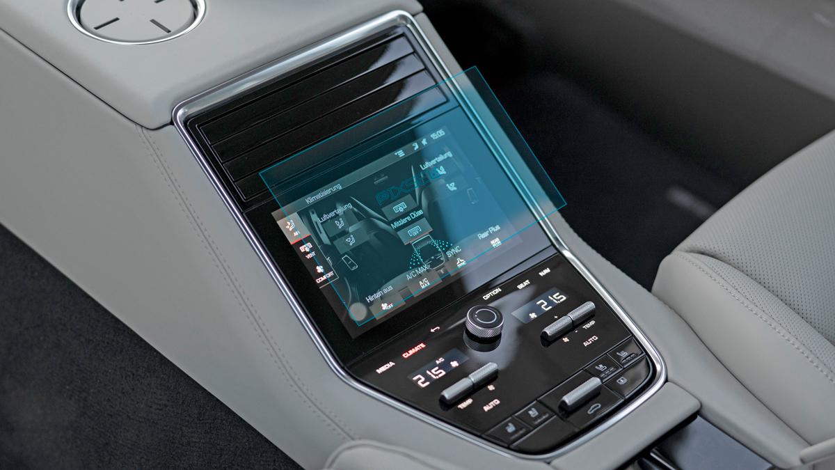Защитное стекло Pixsel гибридное матовое для монитора подлокотника Porsche PANAMERA 8,5" 2017-2023
