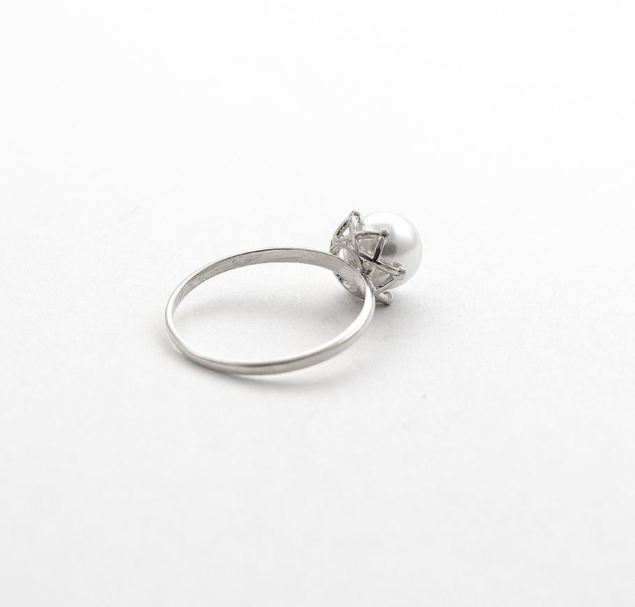 Кільце класичне з перлами Maxi Silver 5546 SE р. 17 (8554682) Кільце класичне з перлами Maxi Silver 5546 SE р. 17 (8554682)
