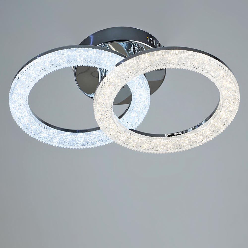 Люстра светодиодная потолочная Light House SRS-19265/2 CH 12W Хром