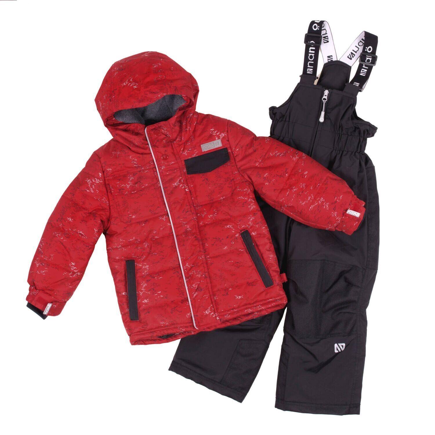 Детский зимний комплект для мальчика Nano F18M255 114-122 см Ярко-красный (F18M255-Reallyred-6)