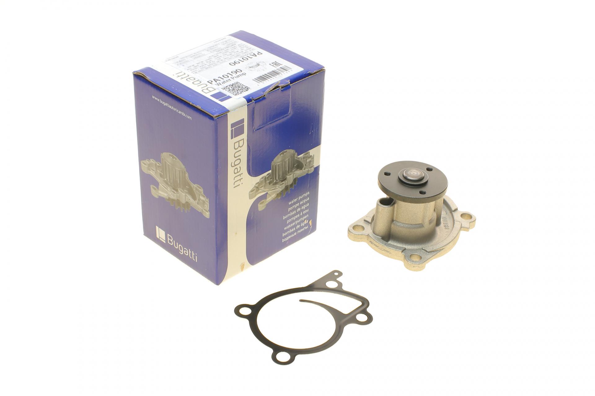 Насос воды Bugatti Renault Clio/Scenic/Megane/Kangoo/Nissan Qashqai/Juke 0.9-1.2-1.4TCe/1.6Sce 09- PA10190 (25589410)
