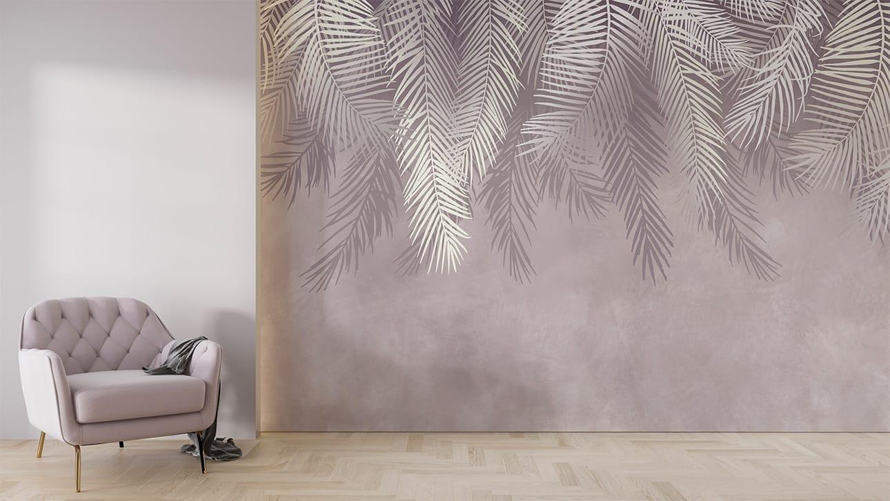 Фотообои флизелиновые Styleo Print-walls Нежные листья 0312 300х200 см (Pw-0312)