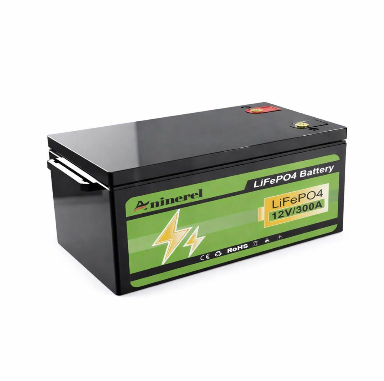 Акумулятор Aninerel Anenji 12 v 300Ah LiFe P04 Battery