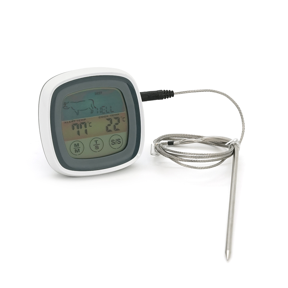 Термометр пищевой EN2022 с выносным щупом Серебристо-белый (YUT_V111292)