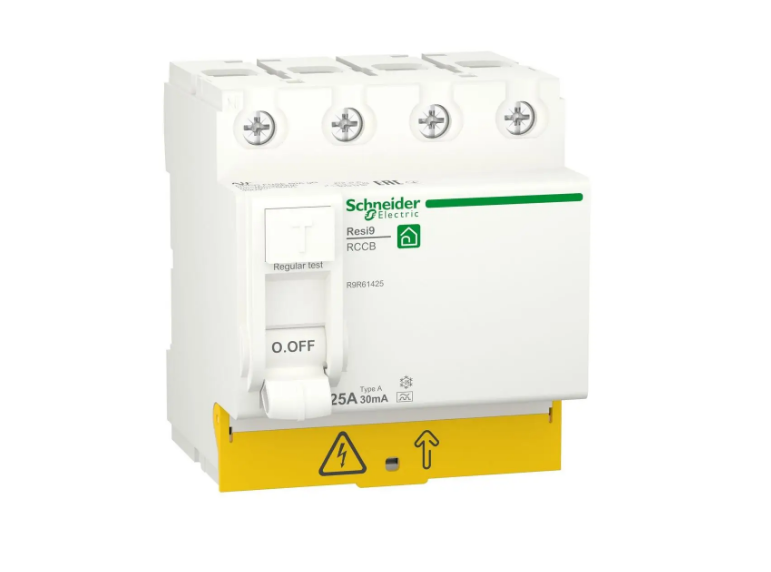 Диференціальне реле SCHNEIDER ELECTRIC Resi9 4р 30mА 25а R9R51425 (33664950)