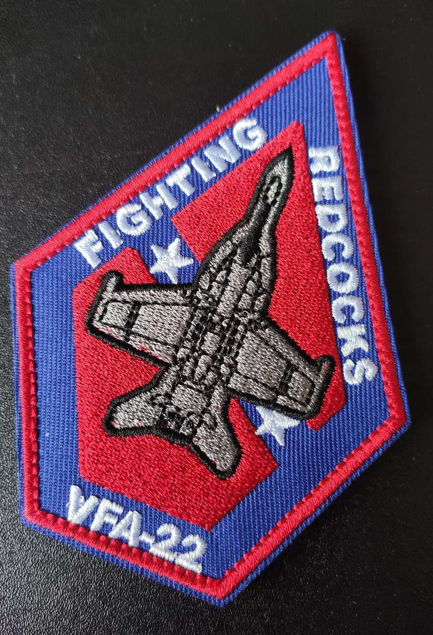 Нашивка Top Gun Fighting Redcocks VFA-22 US Air Force (Air Force3top) - фото 2