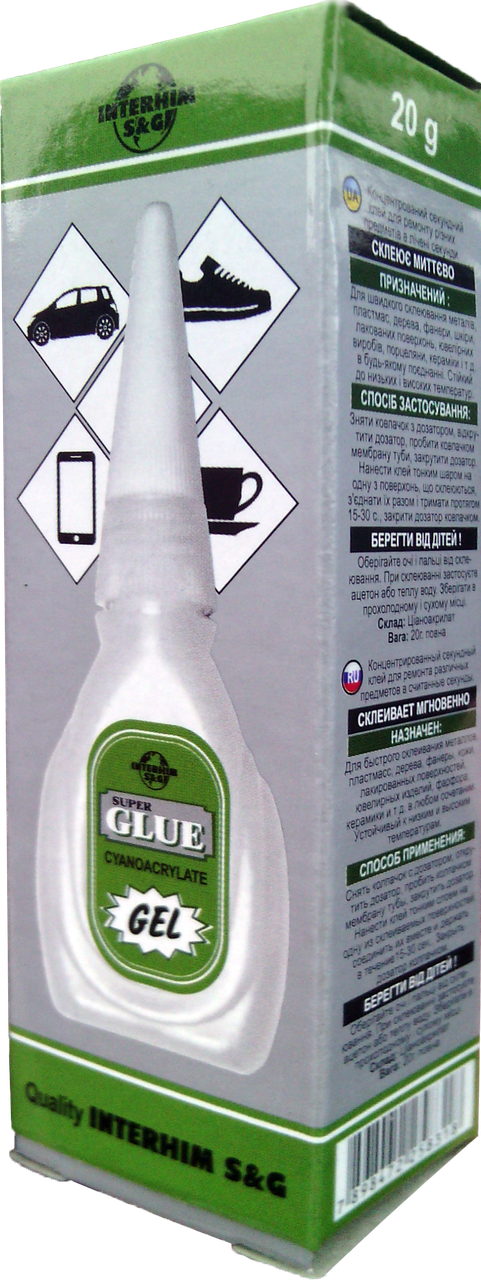Клей ІнтерХім гель 20 г (4120)