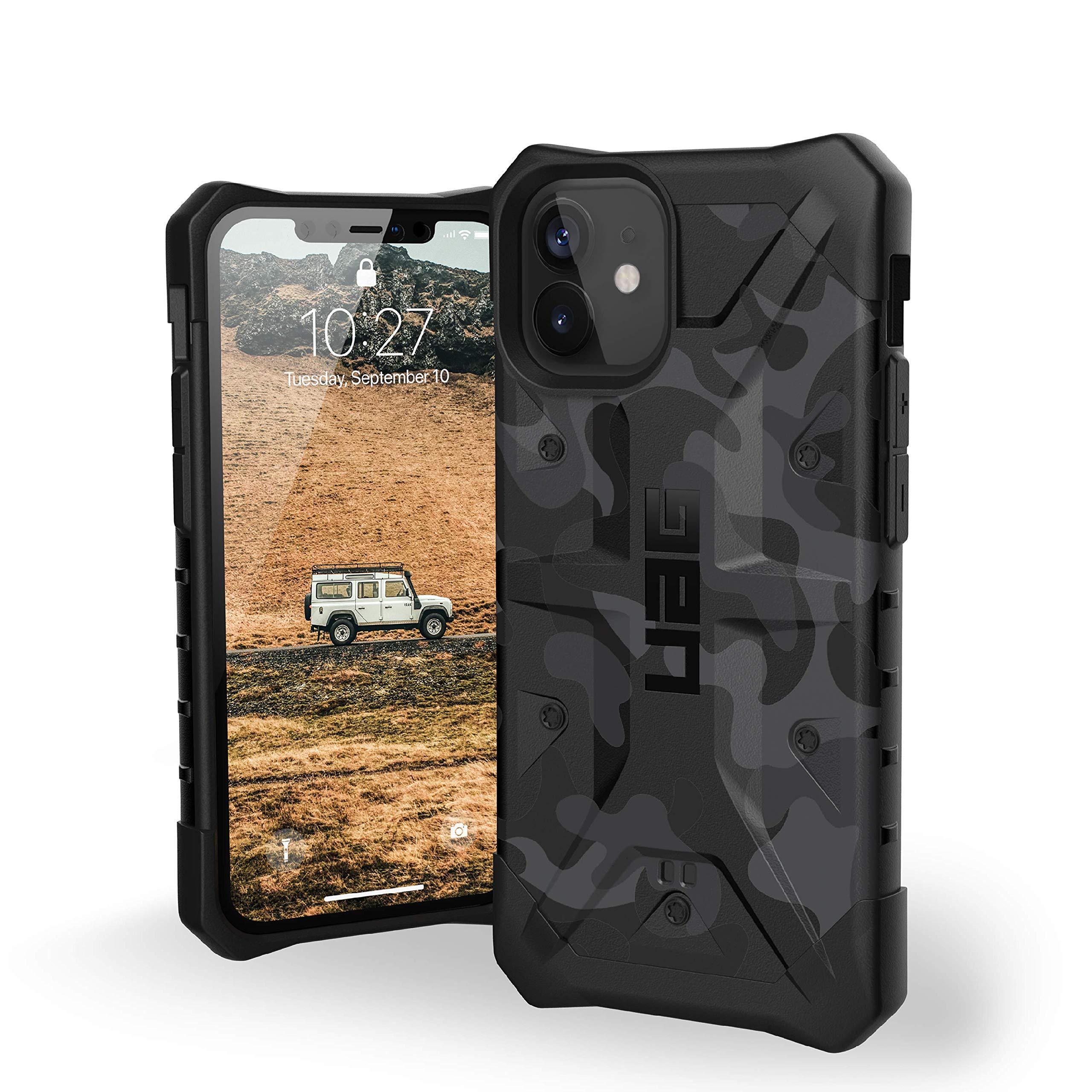 Чехол милитари противоударный UAG Pathfinder SE 112347114061для Iphone 12 Mini (5.4") Midnight Camo - фото 4