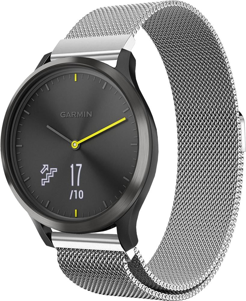 Ремешок Миланская петля Milano Garmin Vivomove HR Silver (19229)