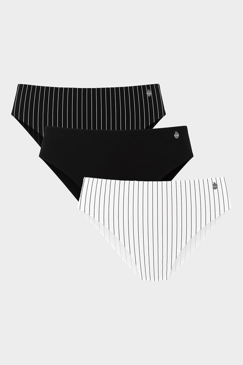 Набор трусиков Kom в полоску 3 шт. р. 36 Разноцветный (8682919165647)