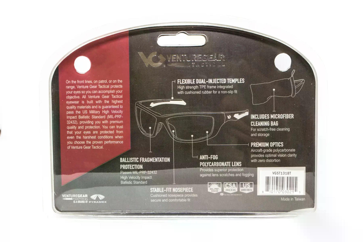Окуляри захисні Venture Gear Tactical UV400 полікарбонат антифог покриття/балістичні лінзи Коричнево-пісочний (VGST1318T) - фото 3 Окуляри захисні Venture Gear Tactical UV400 полікарбонат антифог покриття/балістичні лінзи Коричнево-пісочний (VGST1318T) - фото 3