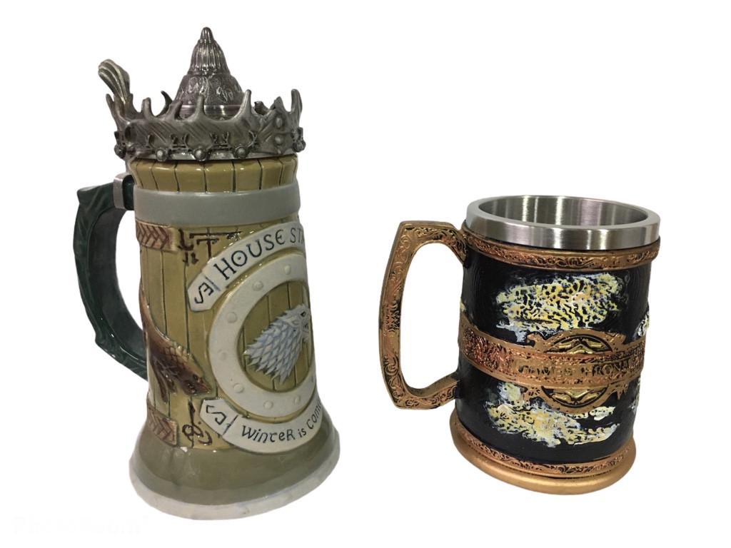 Подарунковий набір гуртка House Stark Гра Престолів та Кружка Сім Королівств 650/550 мл - фото 3 Подарунковий набір гуртка House Stark Гра Престолів та Кружка Сім Королівств 650/550 мл - фото 3