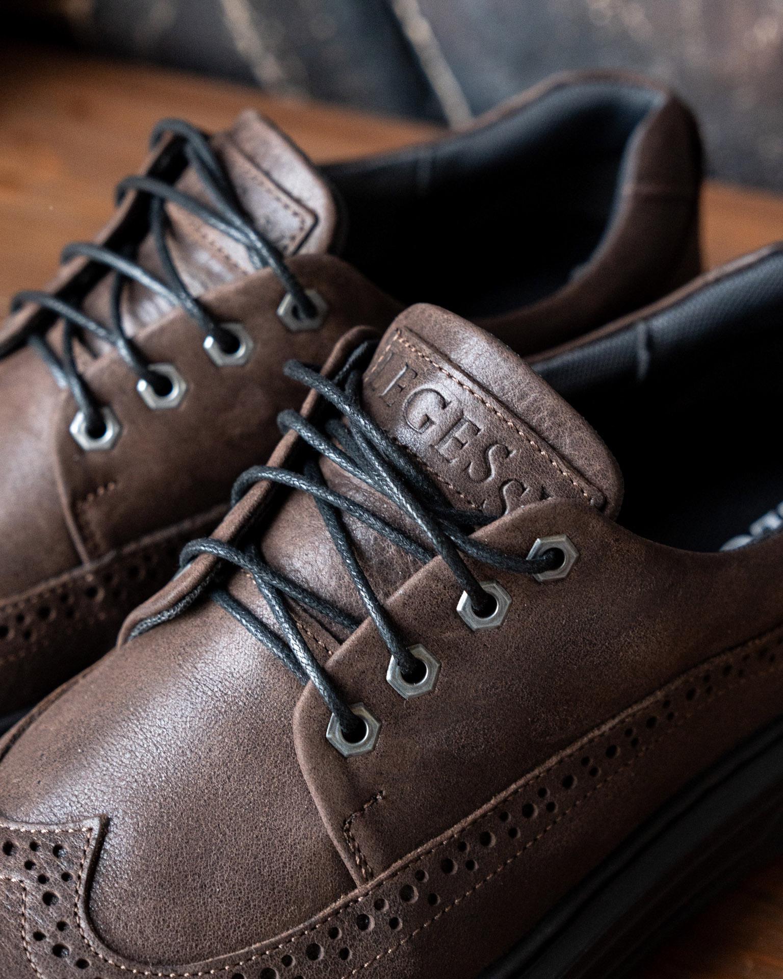 Кеды мужские брогированные STANLEY р. 41 Coffee - фото 10 Кеды мужские брогированные STANLEY р. 41 Coffee - фото 10