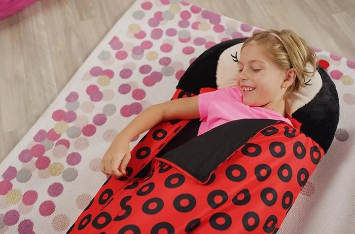 Дитячий спальний мішок-подушка на блискавці TOPA Божа Корівка Baby Sleeping Bag 120 см S Червоний - фото 2 Дитячий спальний мішок-подушка на блискавці TOPA Божа Корівка Baby Sleeping Bag 120 см S Червоний - фото 2
