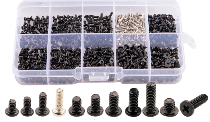 Набір Гвинтів M2/M2.5/M3 для ноутбуків з коробкою для ремонту техніки та SSD Spec 500 шт. (SP-067501)