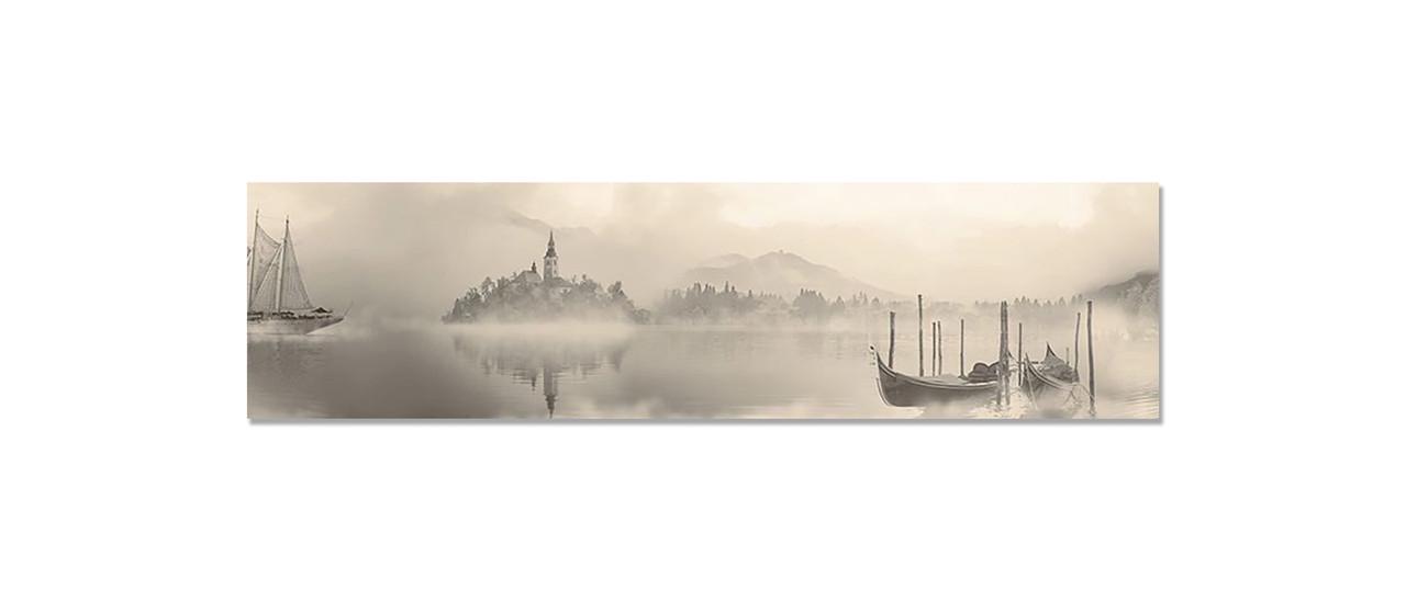 Наклейка виниловая на кухню Zatarga Пристань в тумане 650х2500 мм (1289776412) Наклейка виниловая на кухню Zatarga Пристань в тумане 650х2500 мм (1289776412)