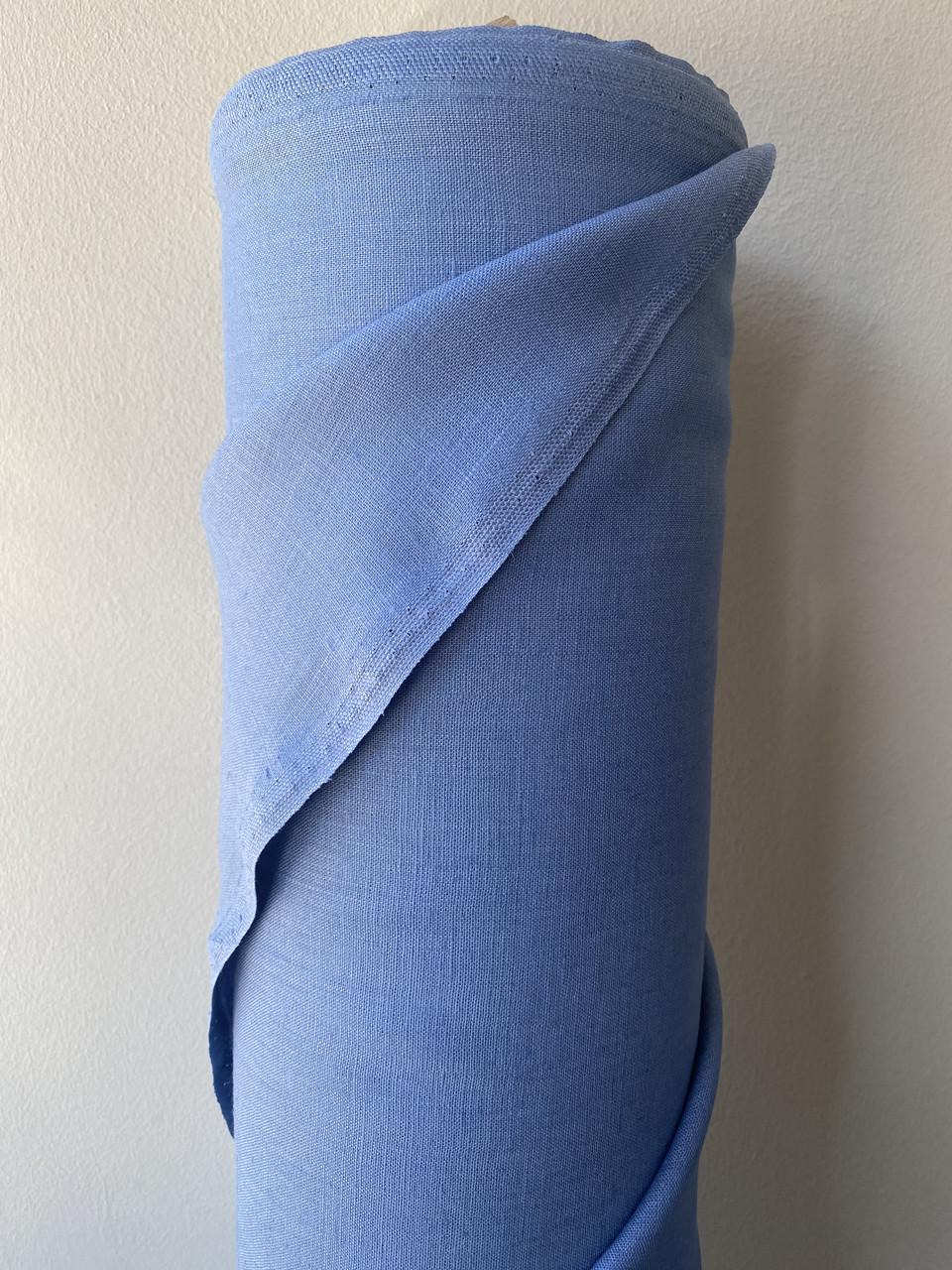 Ткань костюмная LINEN PLUS 100% лен 143 см 365 Синий - фото 10 Ткань костюмная LINEN PLUS 100% лен 143 см 365 Синий - фото 10