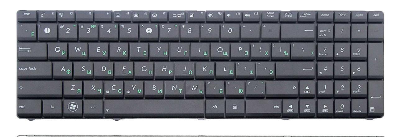 Клавіатура для ноутбука Asus R704 R704SV матовий (04GNV32KRU00)