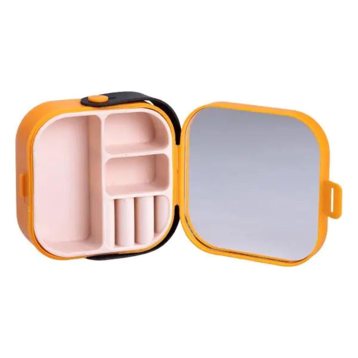 Шкатулка для украшений мини для ювелирных изделий 9x9x3,8 см (6705)