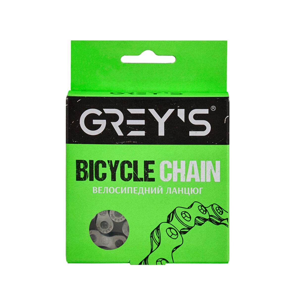 Ланцюг велосипедний GREY'S S8 8 швидкостей 116 ланок для Shimano SRAM тиха плавна робота (GR24208) - фото 2