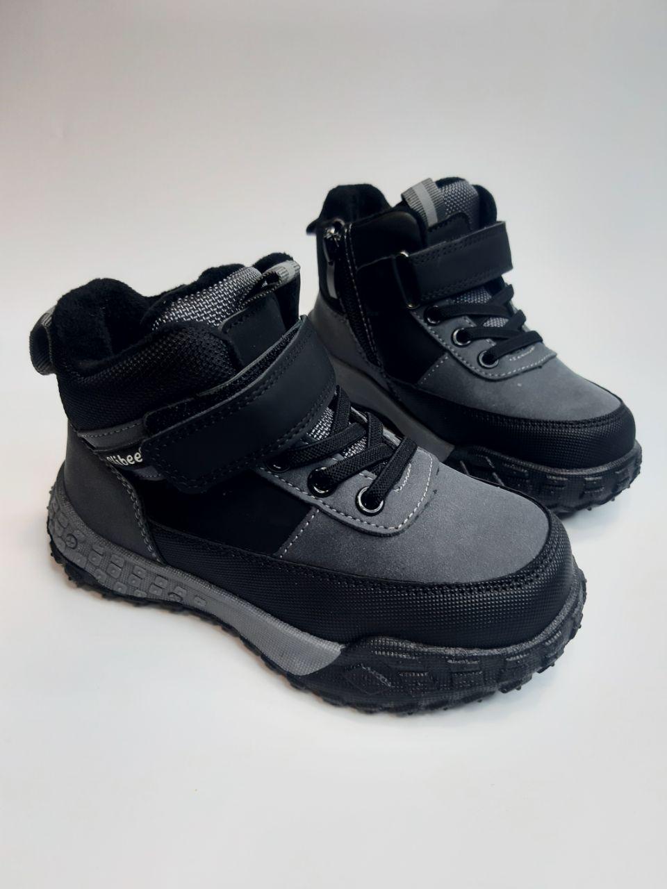 Черевики для хлопчика Clibee р. 30 19 см Сірий (85 grey-bl)