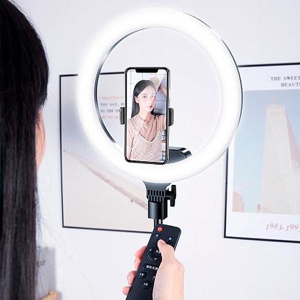 Кольцевая лампа на штативе с пультом 33 см (1282321528) - фото 4 Кольцевая лампа на штативе с пультом 33 см (1282321528) - фото 4