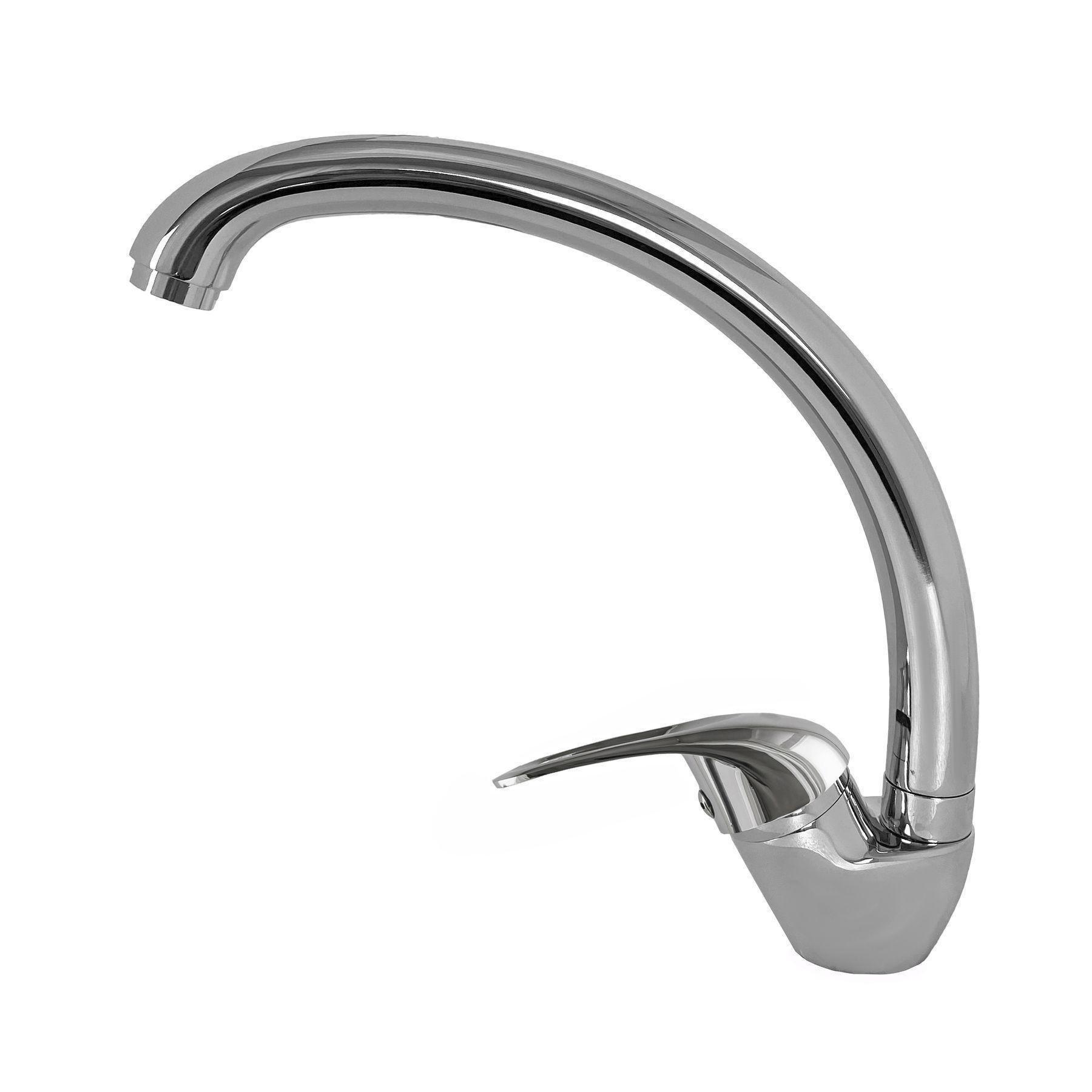 Смеситель для кухни GLux Sena GLS-203S Хром (4270)