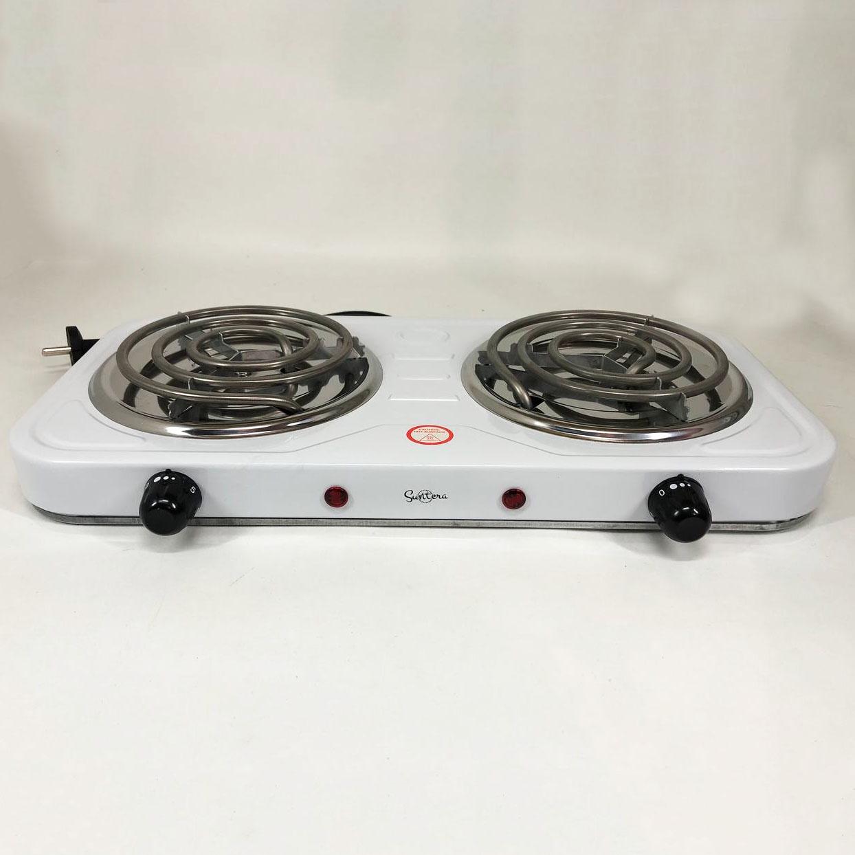 Плита електрична Suntera Білий (DP-1915) - фото 3 Плита електрична Suntera Білий (DP-1915) - фото 3