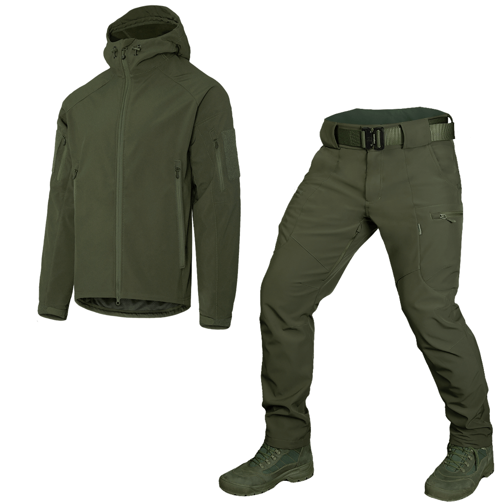 Костюм военный Stalker Softshell 2.0 L Олива (7349)