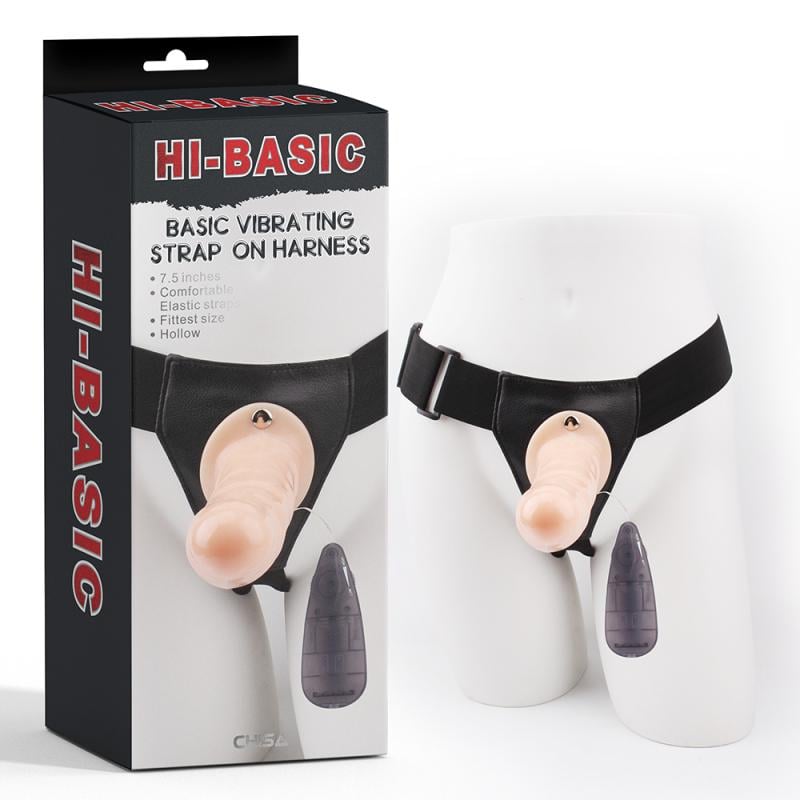 Страпон тілесний з вібрацією Basic Vibrating Flesh (1000060377)