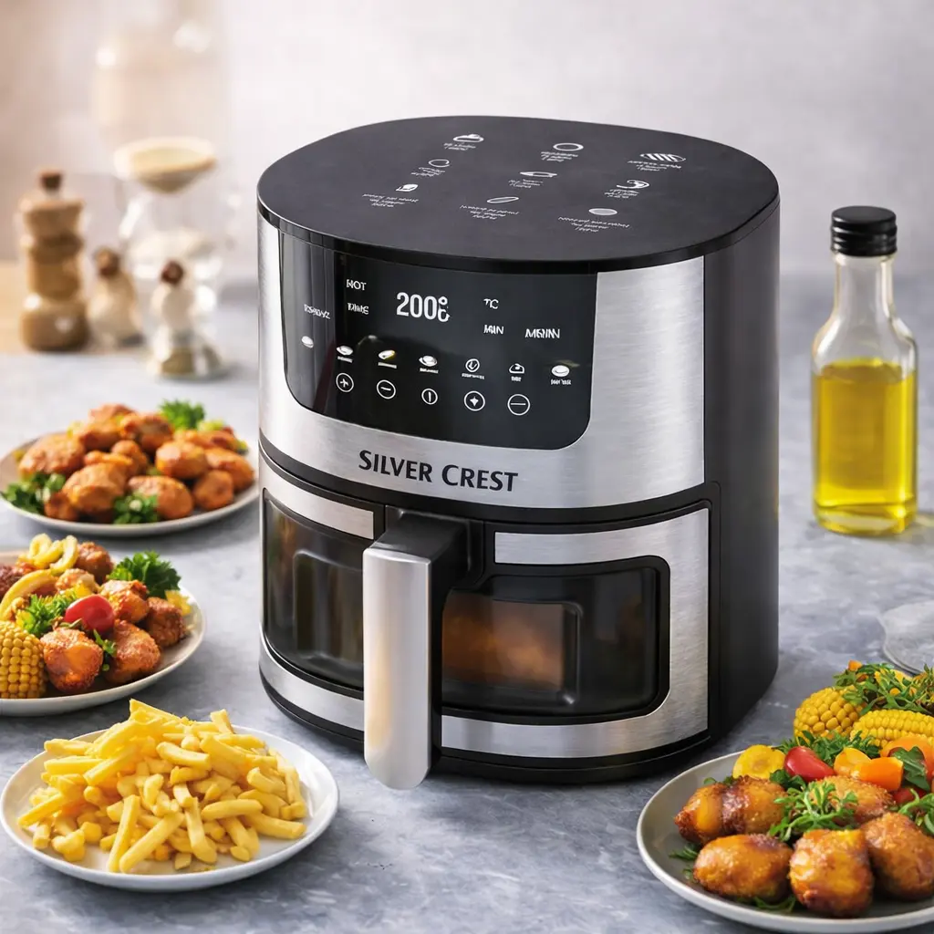 Мультипіч-аерогриль Silver Crest 7в1 2200 Вт SC-8855S 8 л 4200 Вт (SC-8855S)