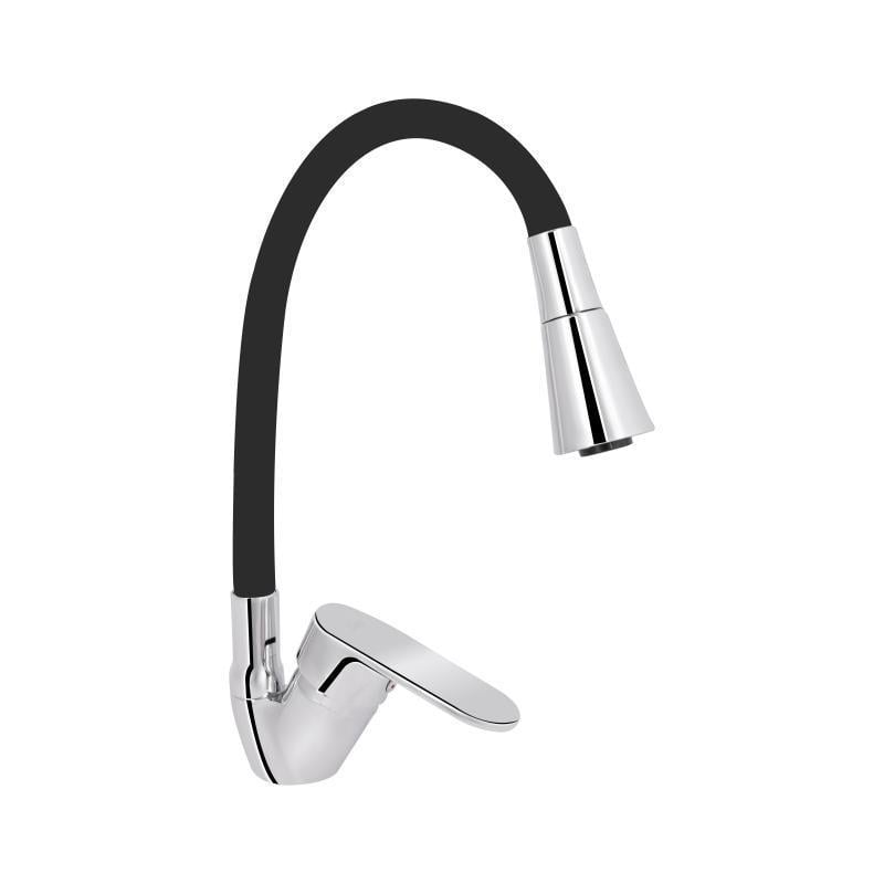 Смеситель для кухни Lidz Tani 008F3 с гибким изливом k40 LDTAN008F3BCR39484 Chrome/Black (SD00045588)