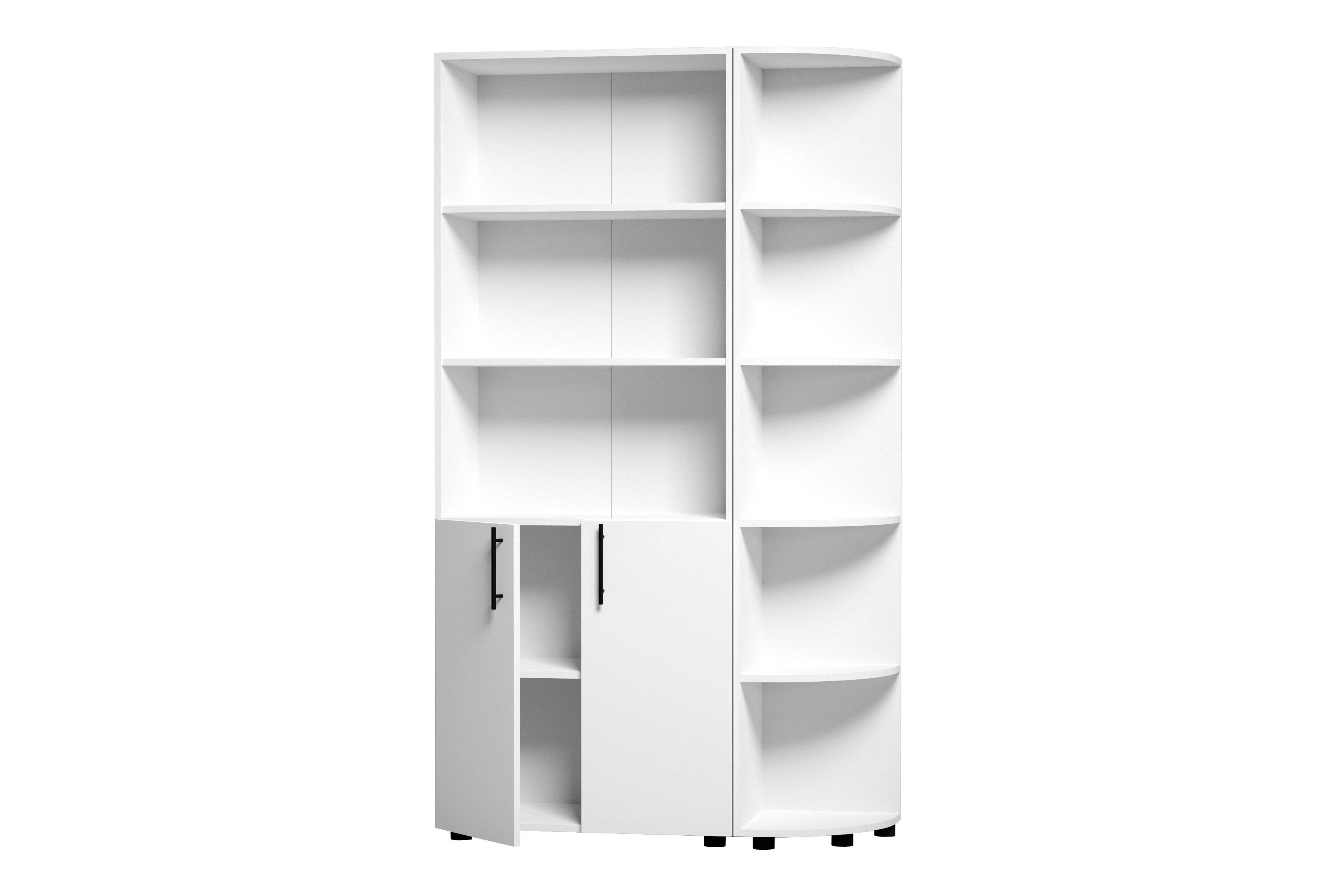 Стеллаж полуоткрытый ОП-613+733 Orange-Line Белый (401180)