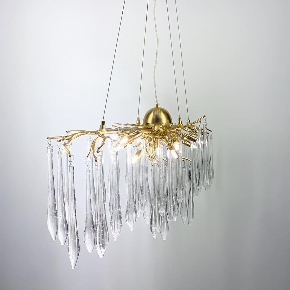 Люстра видовжена Empire Aqua 120 см (MD 5011-L1200 GD) - фото 5 Люстра видовжена Empire Aqua 120 см (MD 5011-L1200 GD) - фото 5