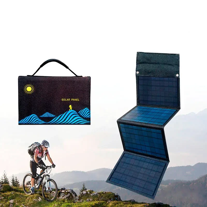 Панель сонячна SolarBag W30F4 портативна складана 2USB/DC18V для зарядки смартфона та ноутбука 30 Вт - фото 6