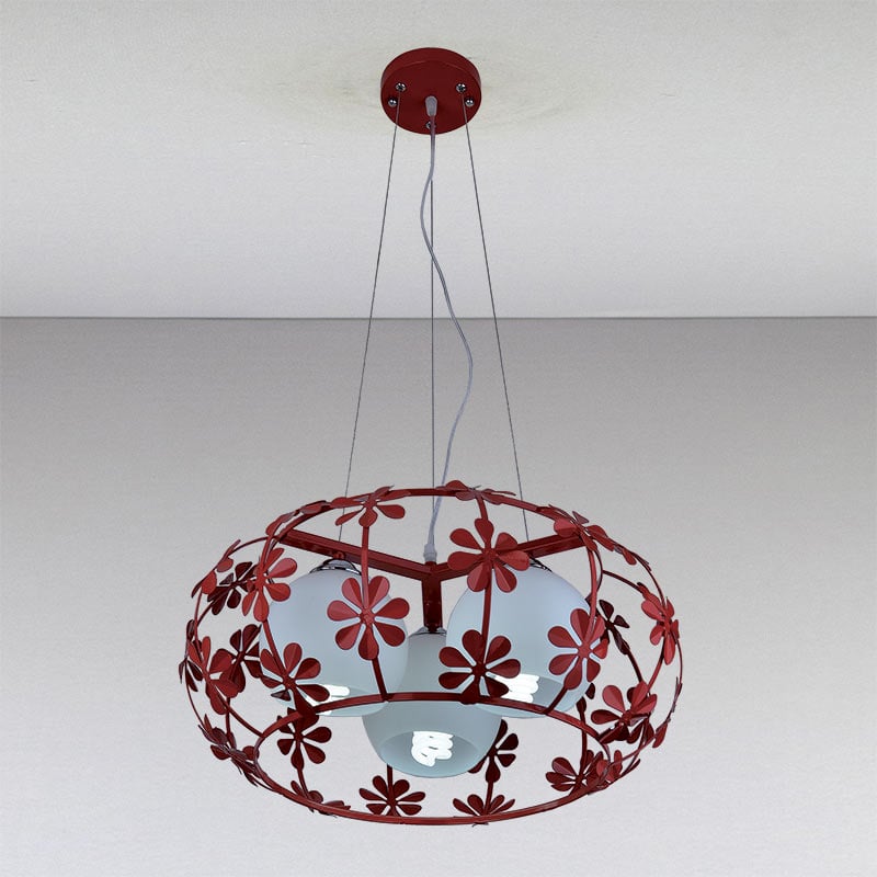 Люстра Light House LS-11033-3 Красный