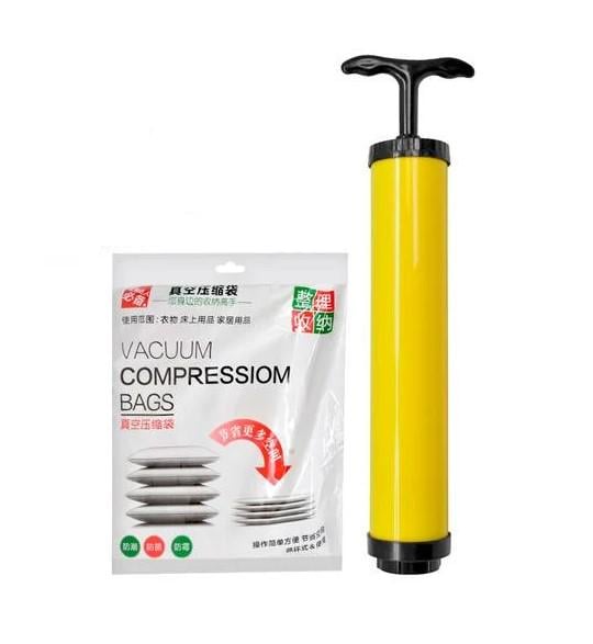 ВакуумныйПакет для одежды с насосом R26106 6 пр. 70х100/60х80/50х70 см