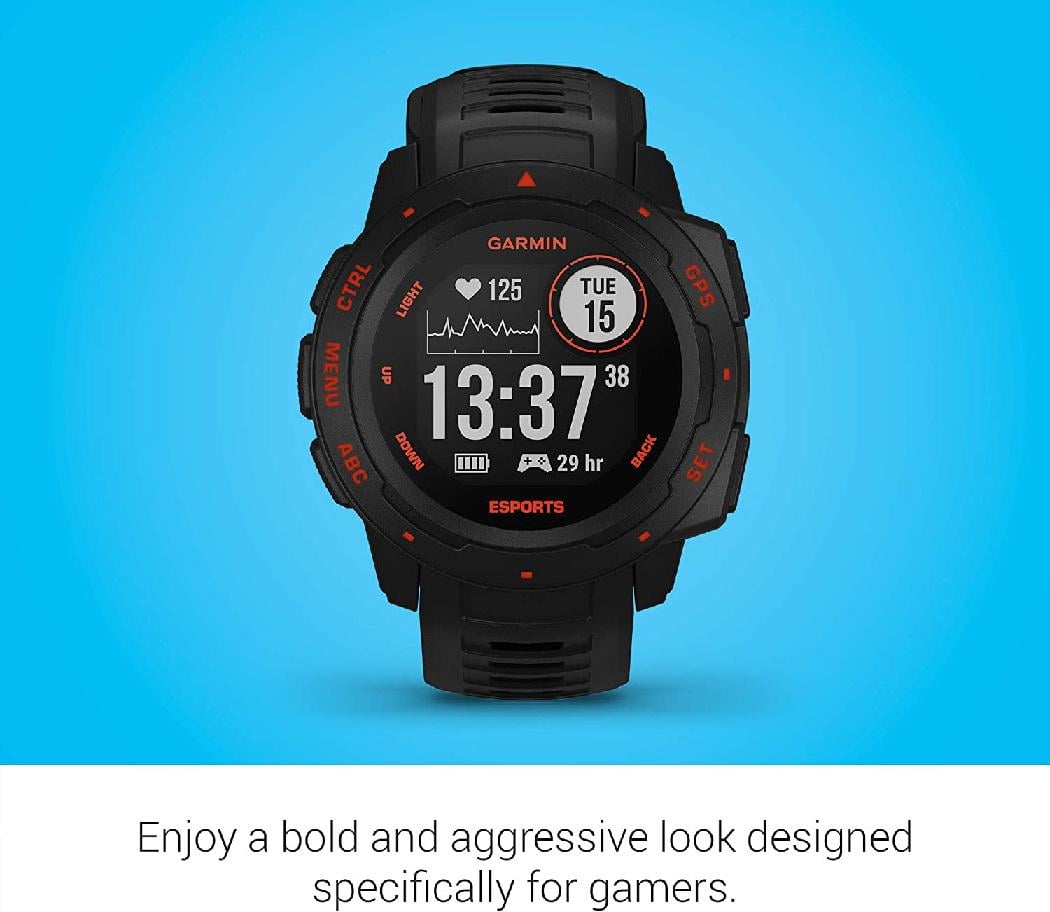 Смарт-годинник Garmin Instinct Esports Edition Black Lava (010-02064-72/73) - фото 4