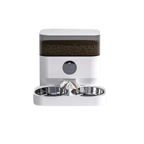Кормушка автоматическая для кошек и собак PetLife 5 л c видеокамерой и Wi-Fi Белый (1694188920)