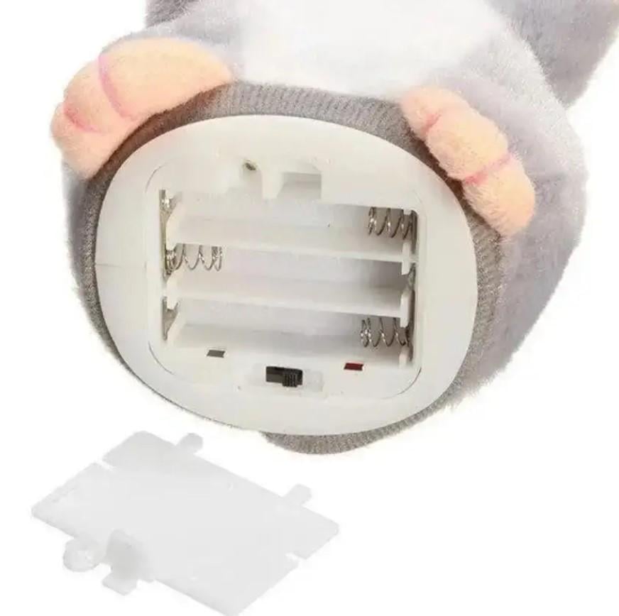 Хомяк говорящий на батарейках Серый (2104618613) - фото 7