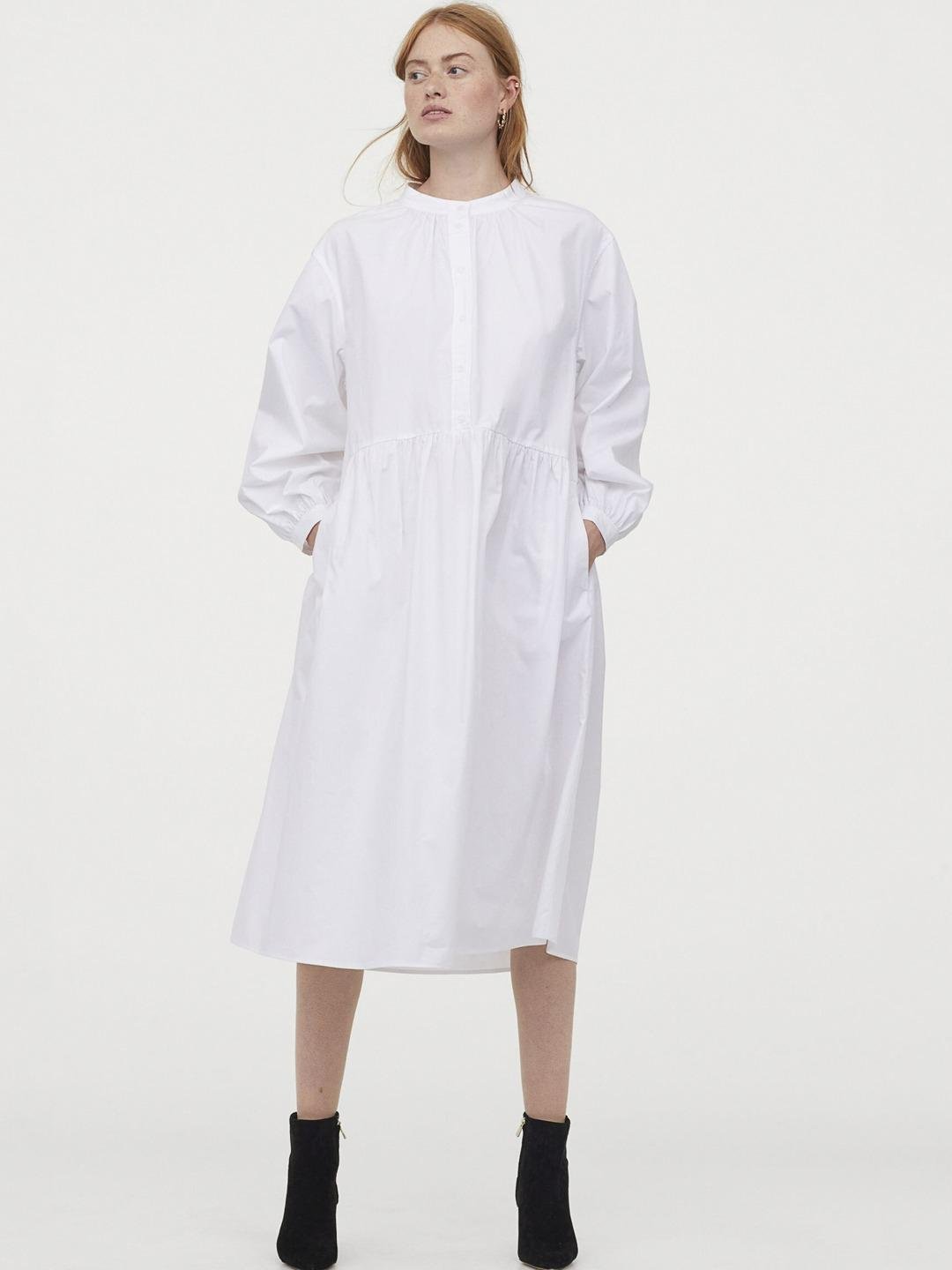 Платье рубашка XS Белый (8552621wer)