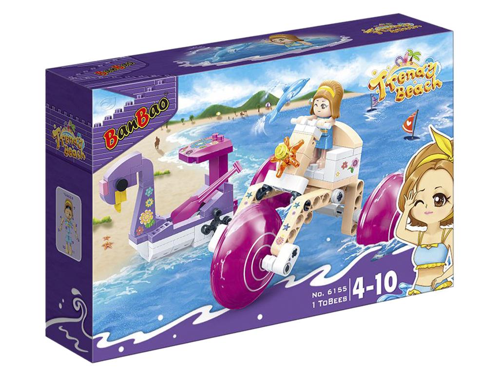 Конструктор BanBao Модний пляж Ігри на воді 135 дет. (6155)
