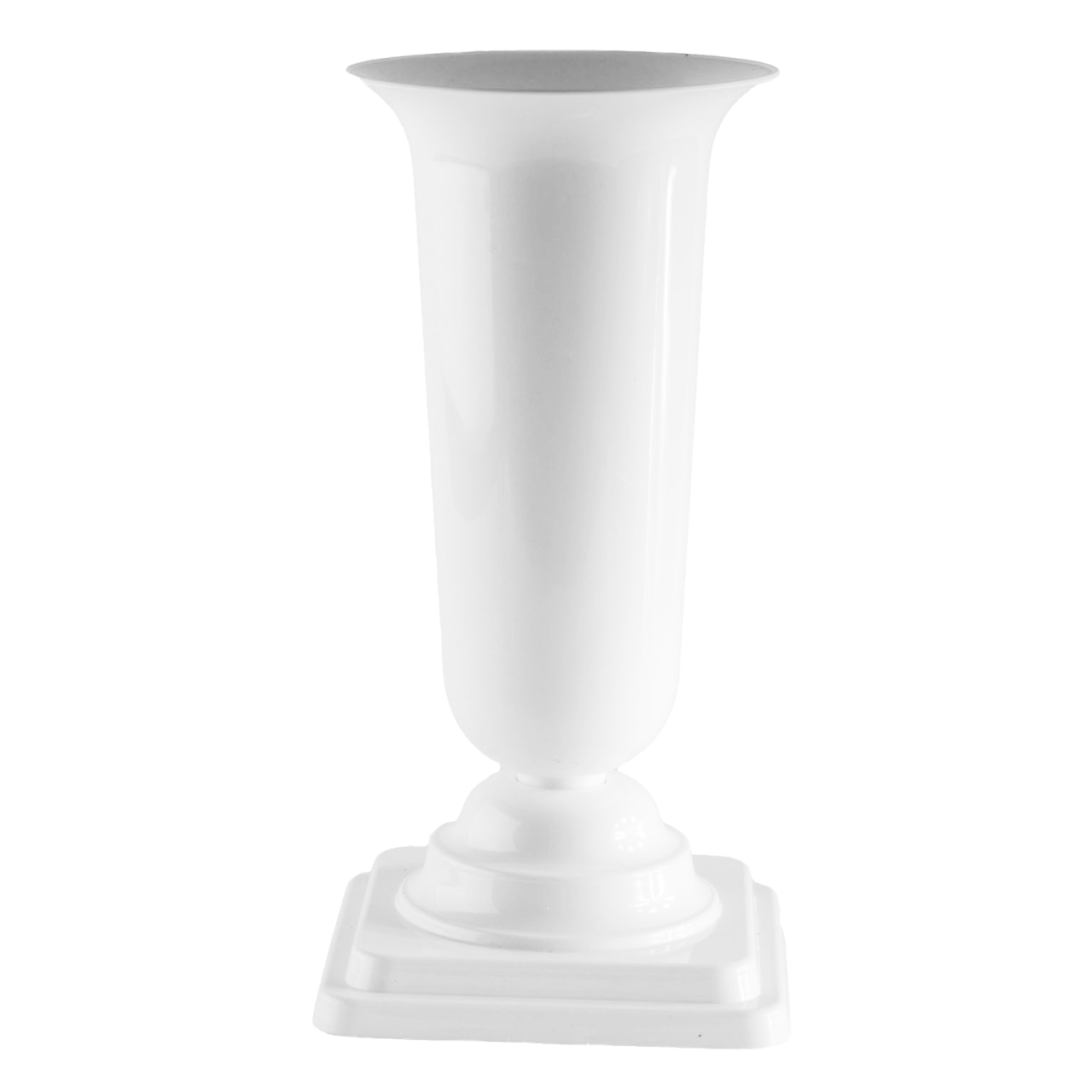 Вазон Дама с подставкой 19,7 см Белый (46561) - фото 1 Вазон Дама с подставкой 19,7 см Белый (46561) - фото 1