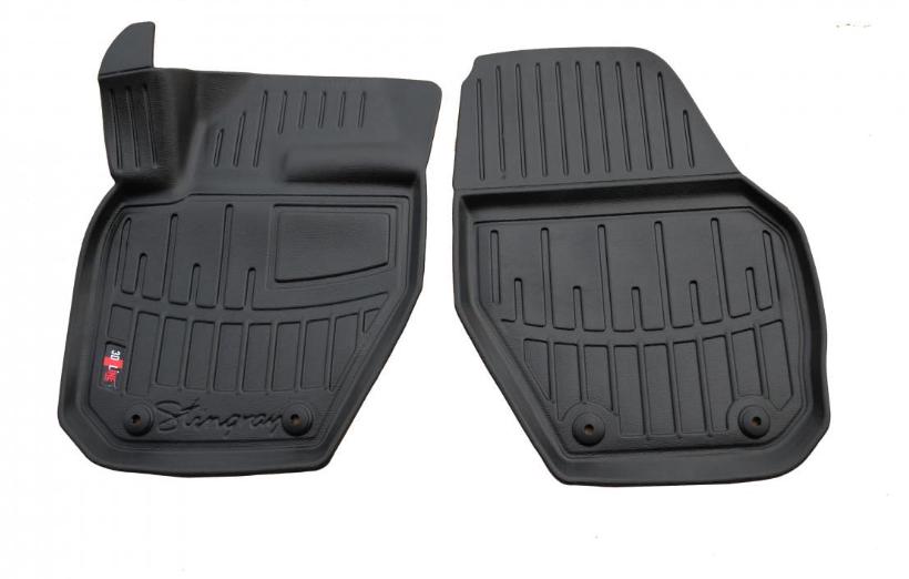 Коврики в салон Stingray для Volvo S60 II 2010-2018/V60 I 2010-2018 с бортом 2 шт. (5037052)