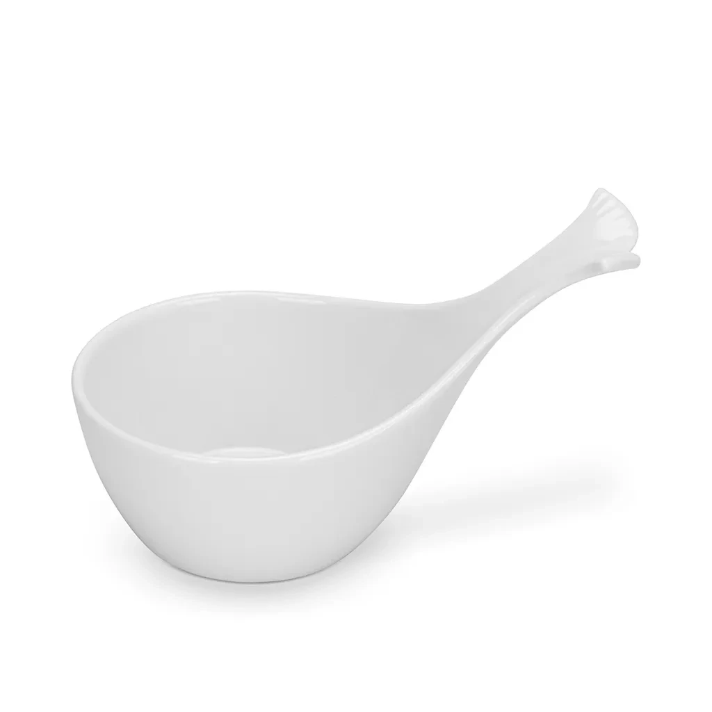 Блюдо сервировочное Fissman Horeca 16,5x10x10,5 см из фарфора (14129)