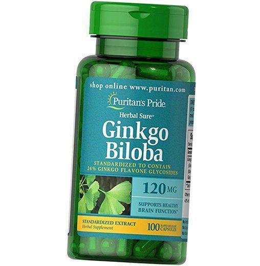 Экстракт Ginkgo Biloba Standardized Extract 120 Caps 100 капс. (71367001)