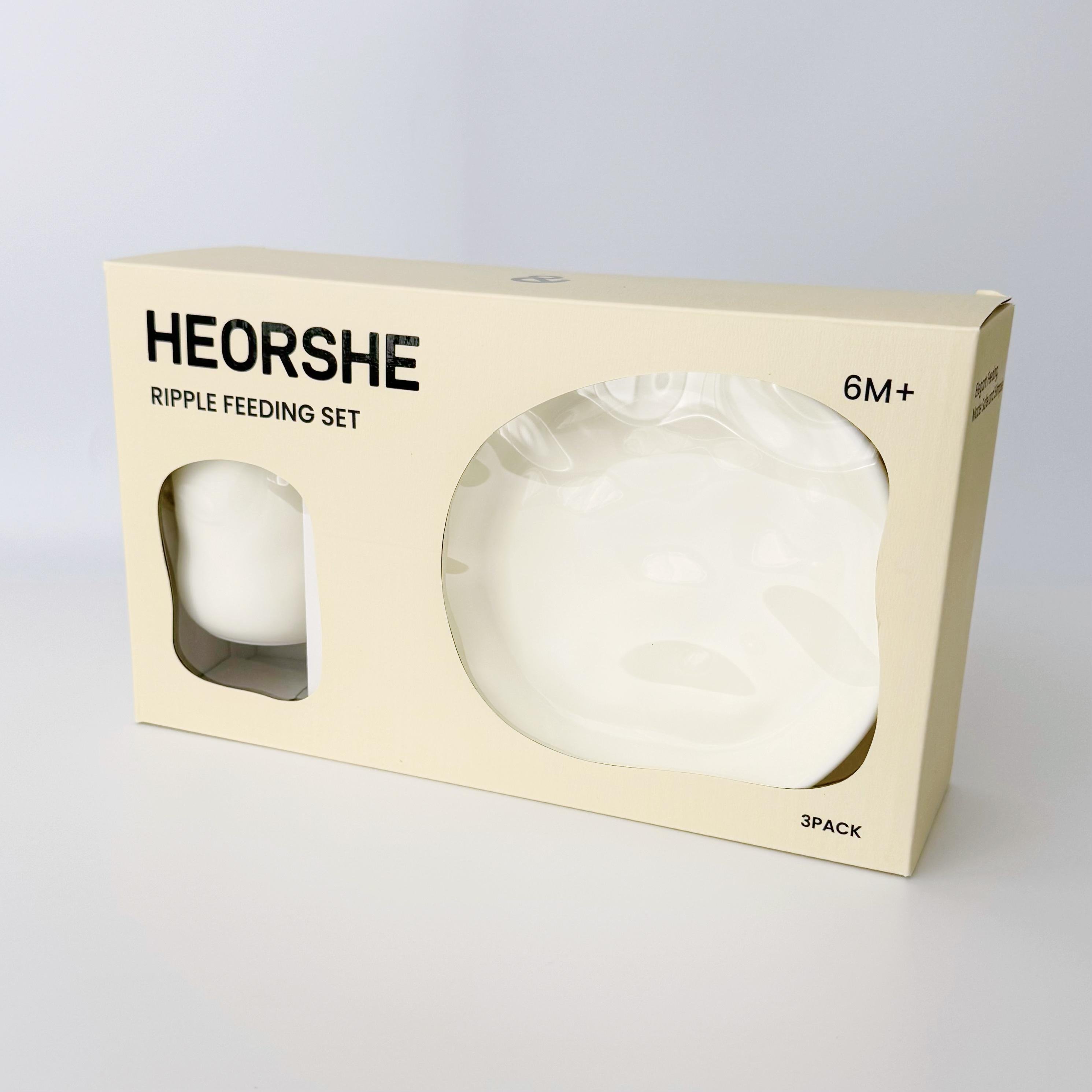 Набор для кормления HEORSHE Ripple White - фото 5 Набор для кормления HEORSHE Ripple White - фото 5